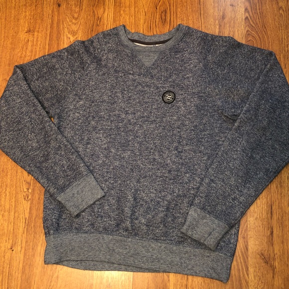 Vintage Billabong Blue Melange Crewneck Sweater - Picture 1 of 5